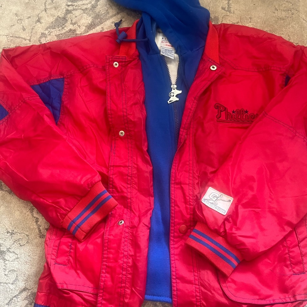Vintage 94 Phillies windbreaker jacket
